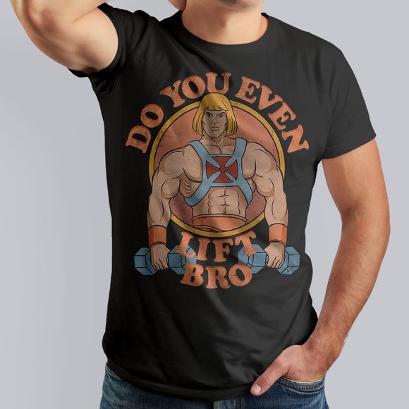 Gildan "Do You Even Lift Bro" Unisex T-Shirt / Black M-2XL - Picture 1 of 2